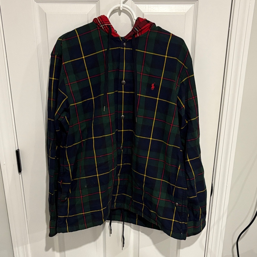 Men’s Polo by Ralph Lauren plaid twill jacket